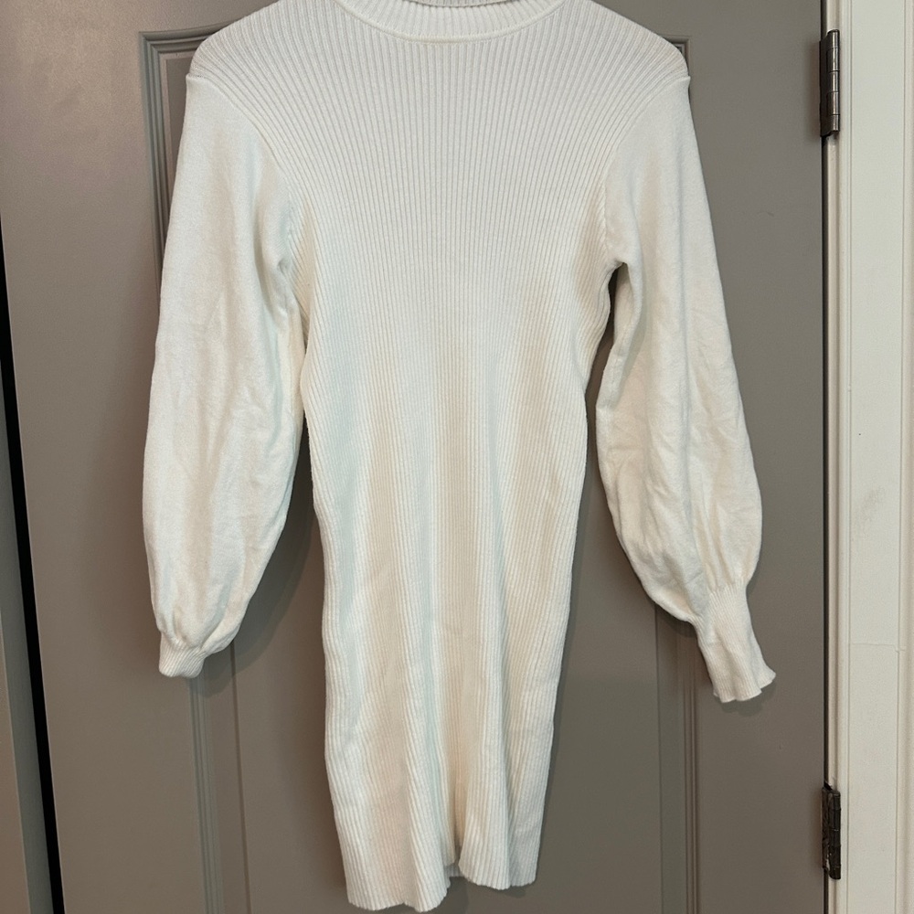White Sweater Dress